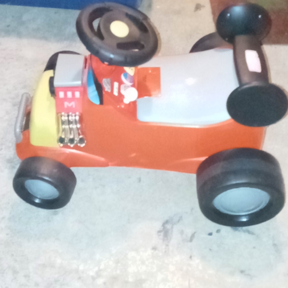Mickey mouse roadster racer car. For ages 1-3